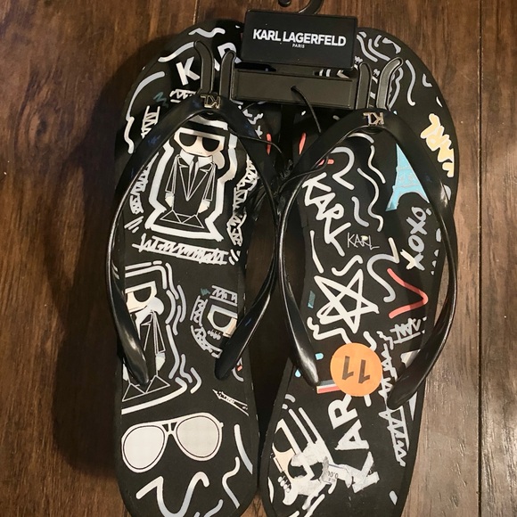 Karl Lagerfeld Shoes - Karl Lagerfeld Flip flop Sandals Size 11